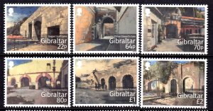 Gibraltar 2016 Historical Gates Complete Mint MNH Set SC 1564-1569 FV £5.36