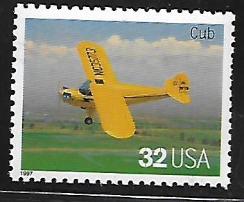 USA, 3142C, MNH, CLASSIC AMERICAN AIRCRAFT, CUB