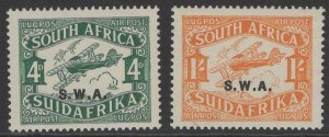 SOUTH WEST AFRICA SG70/1 1930 AIR STAMPS MTD MINT