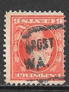 USA 336: 6c Washington, precancel?, used, AVG