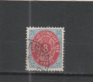 Danish West Indies  Scott#  6f  Used  (1874 Numeral of Value)