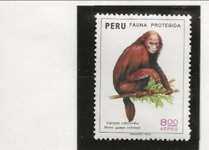 PERU Sc C411-12 NH issue of 1974 - ANIMALS 