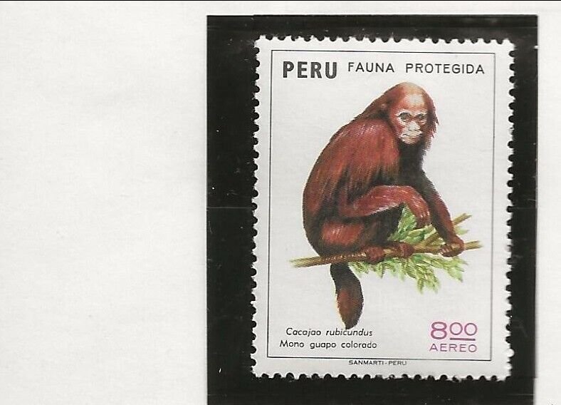 PERU Sc C411-12 NH issue of 1974 - ANIMALS 