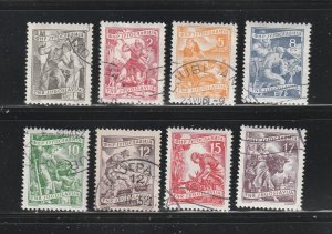 Yugoslavia 378-384 Set U Workers