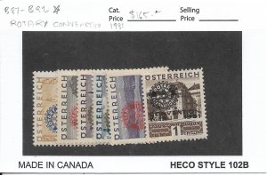 Austria: Sc # B87-B92, MH (55133)