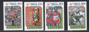 Lesotho # 791-794, Barcelona Summer Olympics, NH, 1/2 Cat.
