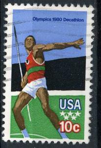 USA 1979 - Scott 1790 used - Winter Olympic, Javelin 