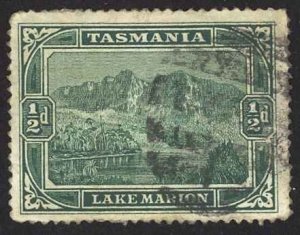 Australia Tasmania Sc# 86 Used 1899-1900 ½p Lake Marion