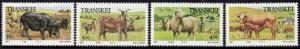 Transkei - 1987 Domestic Animals Set MNH** SG 209-212