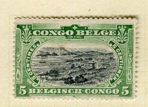 BELGIUM; CONGO 1890s early classic pictorial issue Mint hinged 5c. value