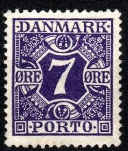 Denmark #J14  Unused CV $50.00 (X4128)