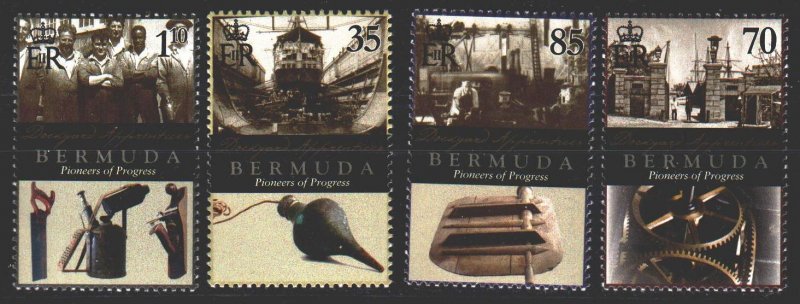 Bermuda. 2010. 1009-12. Shipbuilding, shipyards. MNH.