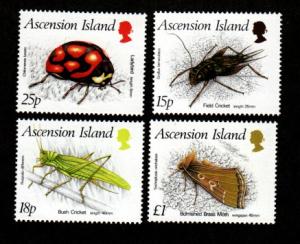 Ascension # 436-439 Mint NH Bugs!