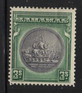 Bahamas Sc 91 1931 3/ Seal of Colony stamp mint