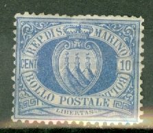 San Marino 7 unused no gum CV $350