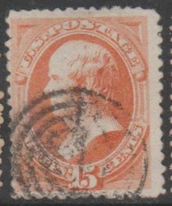 U.S. Scott #152 Webster Stamp - Used Single