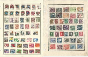 Czechoslovakia Stamp Collection 1918 to 1980, 35 Pages, JFZ 