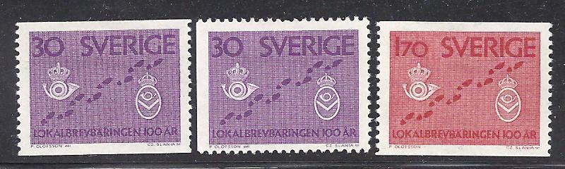 Sweden  Scott 607-609  Mint  Complete