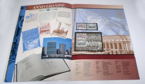 UN 1995 United Nations NEW YORK Vienna GENEVA Souvenir Stamp Collections MNH