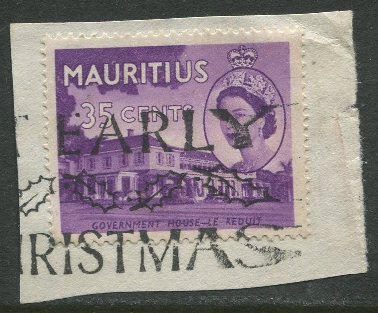 STAMP STATION PERTH Mauritius #259 QEII Definitive Issue Used On Paper 1953-1954