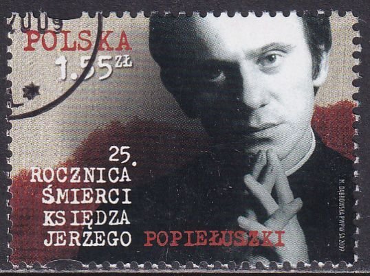 Poland 2009 Sc 3963 Father Jerzy Popieluszko Solidarity Movement Case Stamp CTO