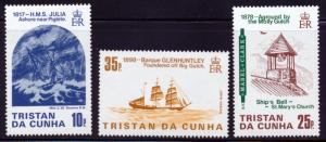 TRISTAN DA CUNHA 1985 SHIPWRECKS SET SCOTT 368-70