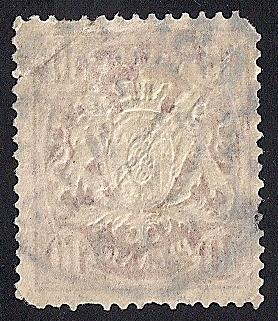 Bavaria #63 10 PF Coat of Arms Stamp used F-VF