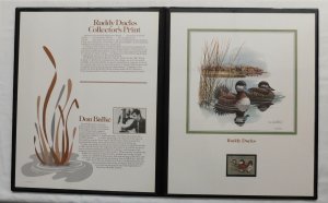 1981-1982 Migratory Bird Hunting Duck Stamp + Ltd Edition Signed Don Balke Print