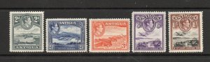 Antigua  - SG# 101 - 105 MH/MLH          -           Lot 0324181