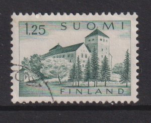 Finland    #411  used  1963   castle 1.25m