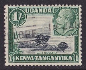KENYA UGANDA & TANGANYIKA 1935 KGV Lake Naivasha 1/- Perf 13 X 12 