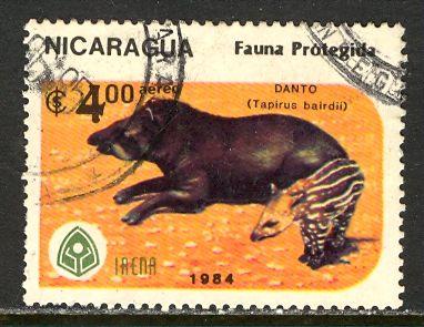 Nicaragua; 1984: Sc. # 1394: O/Used - Single Stamp