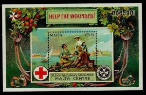 Malta Sc 1537 2015 St John Ambulance stamp sheet mint NH