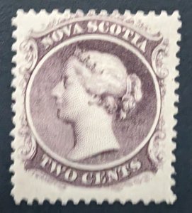 Nova Scotia 9, 1860 Victoria, Cat. value - $12.50