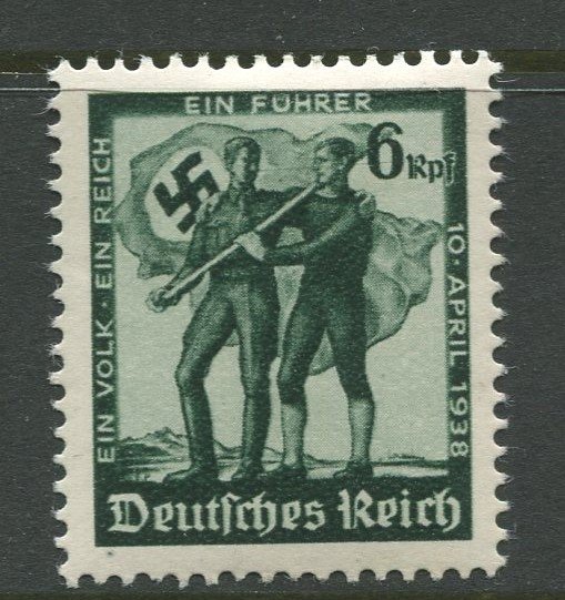 STAMP STATION PERTH Germany #484 Union of Austria & Germany Issue MLH 1938