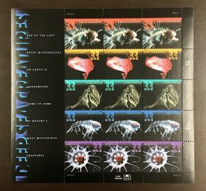 3439-3443    Deep Sea Creatures  Lot of 10 sheets FV $49.50  Issued in 2000