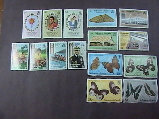 SOLOMON ISLANDS # 450-464 -MINT/NEVER HINGED-- 4 COMPLETE SETS-------1981-82