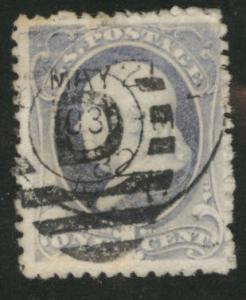 USA Scott 182 Football cancel 19th century CV $4.50