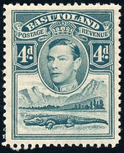 Basutoland 1938 4d Grey SG23 MH