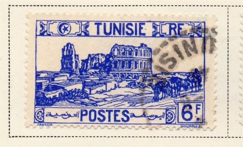 Tunisia 1942-46 Early Issue Fine Used 6F. 144843