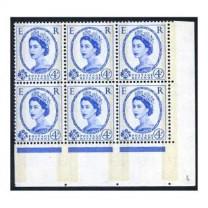 SG608 4d Ultramarine Phosphor Graphite U/M Block 6