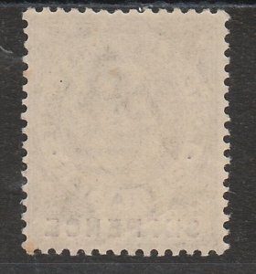 GIBRALTAR 1903 KEVII 6D WMK CROWN CA 