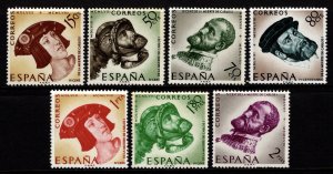 Spain 1958 4th Centenary of Death of Emperor Charles V, Part Set to 2p [Mint]