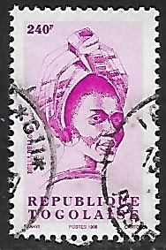 Togo # 1848J - Bella Bellow - used -....{KlGr}