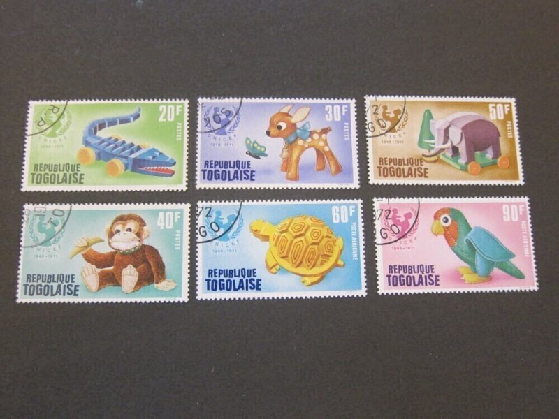 Togo 1971 Sc 794-97,C167-8 CTO BLK(4) set FU