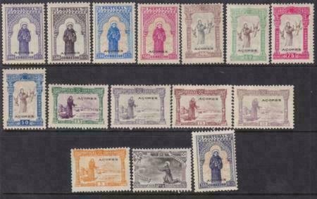 Azores 1894 SC 78-92 LH Set