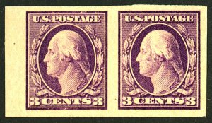 U.S. #483 MINT PAIR OG LH