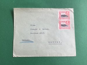 Uganda Tanganyika to Germany Vintage Stamp Cover R45434A