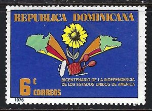 Dominican Republic 765 VFU MAP Z4114-9