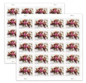 2020 Garden Corsage  forever stamps  5 Booklets 100plp